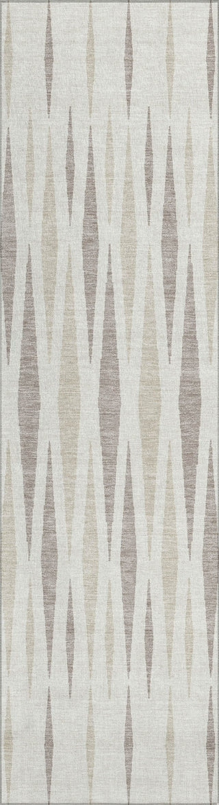 Piper Looms Chantille Diamonds ACN881 Ivory Machine Washable Area Rug Runner Main Image