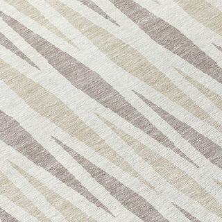 Piper Looms Chantille Diamonds ACN881 Ivory Machine Washable Area Rug Swatch Image