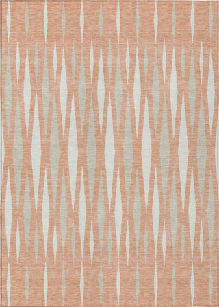 Piper Looms Chantille Diamonds ACN881 Salmon Machine Washable Area Rug main image