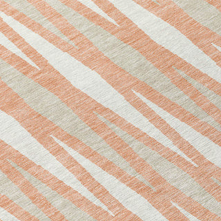 Piper Looms Chantille Diamonds ACN881 Salmon Machine Washable Area Rug Swatch Image