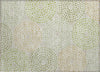 Piper Looms Chantille Circles ACN882 Aloe Machine Washable Area Rug Scatter Main Image