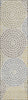 Piper Looms Chantille Circles ACN882 Beige Machine Washable Area Rug Runner Main Image