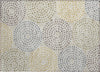 Piper Looms Chantille Circles ACN882 Beige Machine Washable Area Rug Scatter Main Image