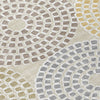 Piper Looms Chantille Circles ACN882 Beige Machine Washable Area Rug Swatch Image