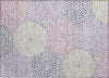 Piper Looms Chantille Circles ACN882 Lavender Machine Washable Area Rug Scatter Main Image