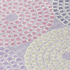 Piper Looms Chantille Circles ACN882 Lavender Machine Washable Area Rug Swatch Image