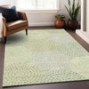 Piper Looms Chantille Circles ACN882 Mint Machine Washable Area Rug Lifestyle Image Feature