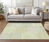Piper Looms Chantille Circles ACN882 Mint Machine Washable Area Rug Lifestyle Image Feature