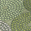 Piper Looms Chantille Circles ACN882 Olive Machine Washable Area Rug Swatch Image