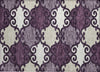 Piper Looms Chantille Scrolls ACN883 Eggplant Machine Washable Area Rug Scatter Main Image