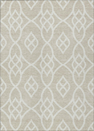 Piper Looms Chantille Scrolls ACN884 Beige Machine Washable Area Rug main image