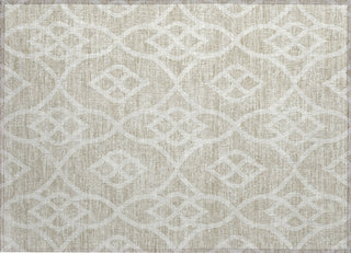 Piper Looms Chantille Scrolls ACN884 Beige Machine Washable Area Rug Scatter Main Image