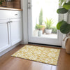 Piper Looms Chantille Scrolls ACN884 Gold Machine Washable Area Rug Scatter Lifestyle Image Feature