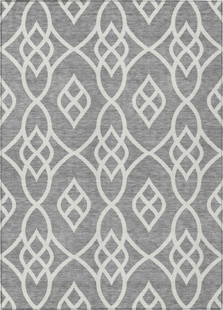 Piper Looms Chantille Scrolls ACN884 Gray Machine Washable Area Rug main image