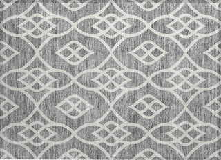 Piper Looms Chantille Scrolls ACN884 Gray Machine Washable Area Rug Scatter Main Image