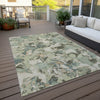 Piper Looms Chantille Floral ACN885 Beige Machine Washable Area Rug Outdoor Lifestyle Image Feature