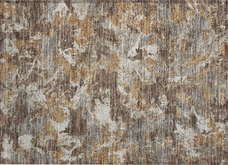 Piper Looms Chantille Floral ACN885 Brown Machine Washable Area Rug Scatter Main Image