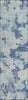 Piper Looms Chantille Floral ACN885 Navy Machine Washable Area Rug Runner Main Image