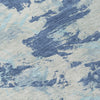 Piper Looms Chantille Floral ACN885 Navy Machine Washable Area Rug Swatch Image