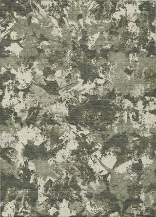 Piper Looms Chantille Floral ACN885 Olive Machine Washable Area Rug main image