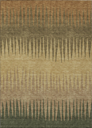 Piper Looms Chantille Stripes ACN886 Brown Machine Washable Area Rug main image