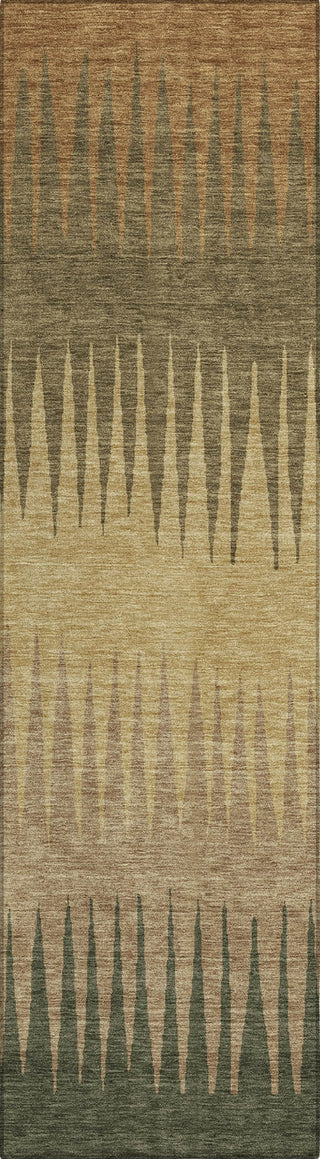 Piper Looms Chantille Stripes ACN886 Brown Machine Washable Area Rug Runner Main Image