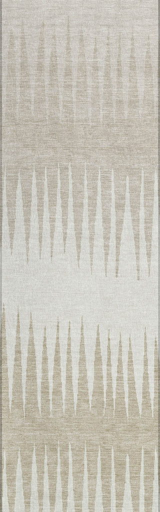 Piper Looms Chantille Stripes ACN886 Ivory Machine Washable Area Rug Runner Main Image