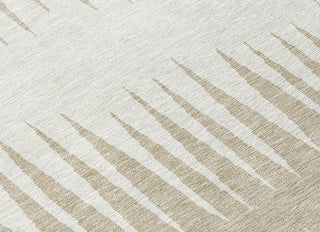 Piper Looms Chantille Stripes ACN886 Ivory Machine Washable Area Rug Swatch Image