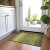Piper Looms Chantille Stripes ACN886 Olive Machine Washable Area Rug Scatter Lifestyle Image Feature