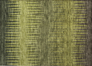 Piper Looms Chantille Stripes ACN886 Olive Machine Washable Area Rug Scatter Main Image