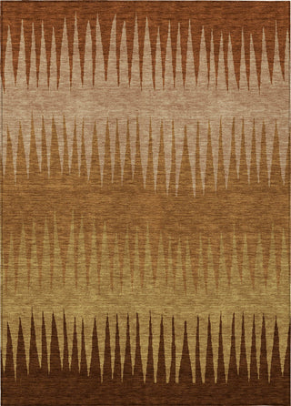 Piper Looms Chantille Stripes ACN886 Paprika Machine Washable Area Rug main image