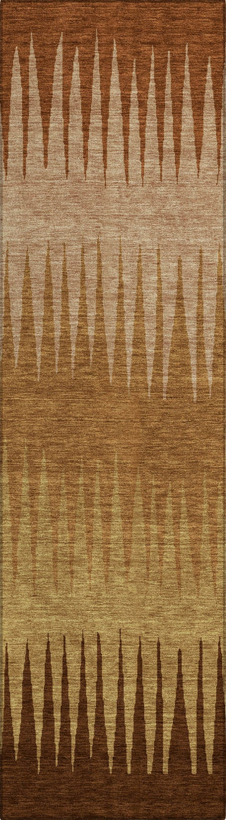 Piper Looms Chantille Stripes ACN886 Paprika Machine Washable Area Rug Runner Main Image