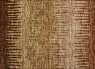 Piper Looms Chantille Stripes ACN886 Paprika Machine Washable Area Rug Scatter Main Image