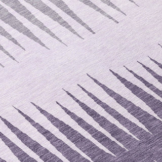 Piper Looms Chantille Stripes ACN886 Purple Machine Washable Area Rug Swatch Image