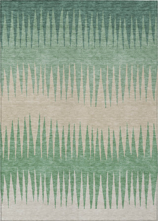 Piper Looms Chantille Stripes ACN886 Sage Machine Washable Area Rug main image