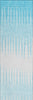 Piper Looms Chantille Stripes ACN886 Sky Machine Washable Area Rug Runner Main Image