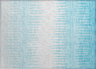 Piper Looms Chantille Stripes ACN886 Sky Machine Washable Area Rug Scatter Main Image