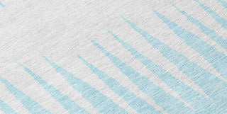 Piper Looms Chantille Stripes ACN886 Sky Machine Washable Area Rug Swatch Image