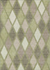 Piper Looms Chantille Diamonds ACN887 Aloe Machine Washable Area Rug main image