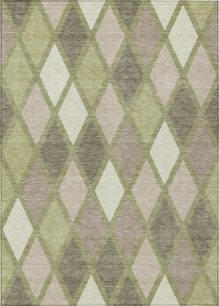 Piper Looms Chantille Diamonds ACN887 Aloe Machine Washable Area Rug main image