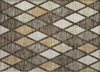 Piper Looms Chantille Diamonds ACN887 Brown Machine Washable Area Rug Scatter Main Image