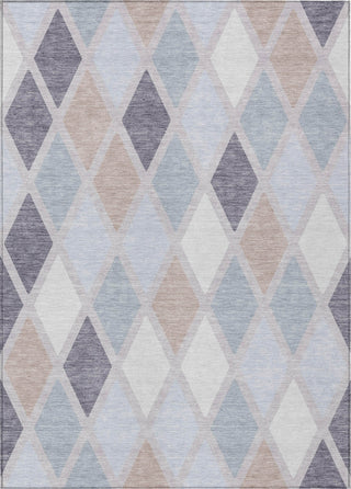 Piper Looms Chantille Diamonds ACN887 Lavender Machine Washable Area Rug main image