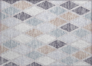 Piper Looms Chantille Diamonds ACN887 Lavender Machine Washable Area Rug Scatter Main Image