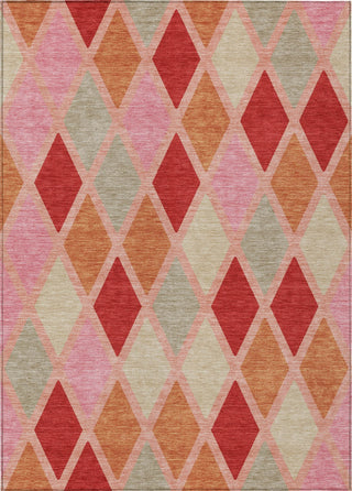 Piper Looms Chantille Diamonds ACN887 Pink Machine Washable Area Rug main image