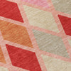 Piper Looms Chantille Diamonds ACN887 Pink Machine Washable Area Rug Swatch Image