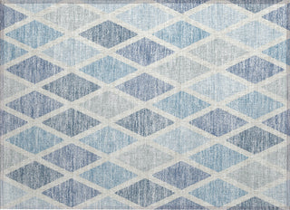 Piper Looms Chantille Diamonds ACN887 Sky Machine Washable Area Rug Scatter Main Image