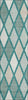 Piper Looms Chantille Diamonds ACN887 Teal Machine Washable Area Rug Runner Main Image