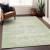 Piper Looms Chantille Stripes ACN888 Aloe Machine Washable Area Rug Lifestyle Image Feature