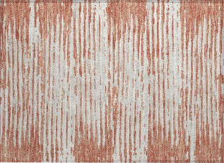 Piper Looms Chantille Stripes ACN888 Coral Machine Washable Area Rug Scatter Main Image
