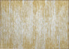 Piper Looms Chantille Stripes ACN888 Gold Machine Washable Area Rug Scatter Main Image